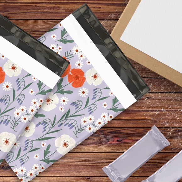 Floral Fields Poly Mailers 10x13 Pack of 25 - Picture 6 of 12